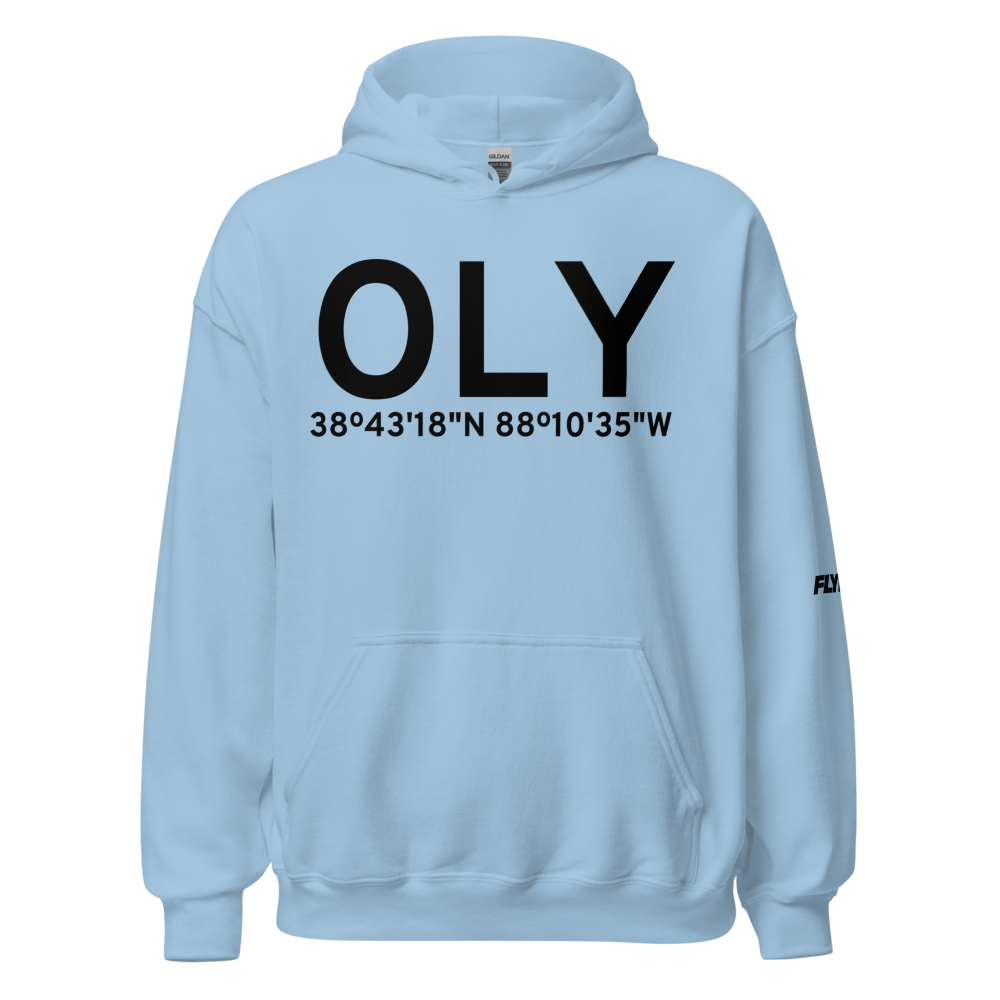 Olney-Noble (KOLY) Airport Hoodie Sweatshirt 