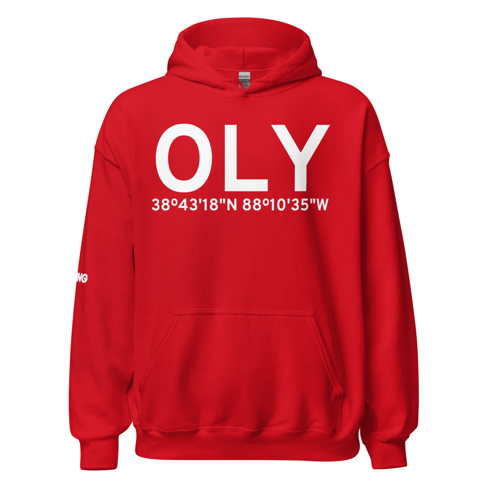 Olney-Noble (KOLY) Airport Hoodie Sweatshirt 