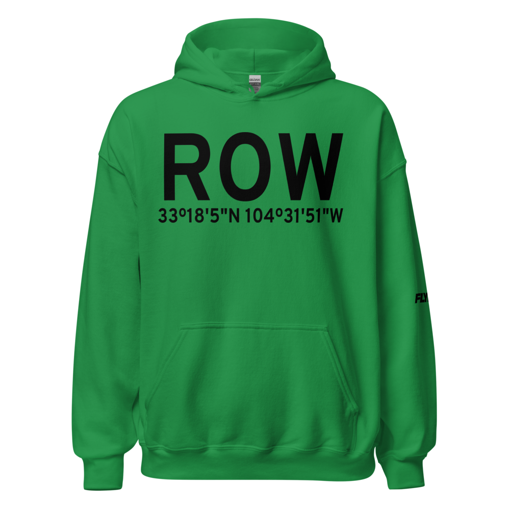 Roswell (KROW) Airport Hoodie Sweatshirt 