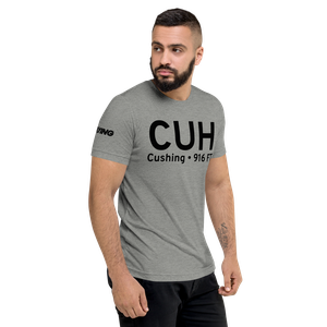 Cushing (KCUH) Airport Tri-blend T-Shirt