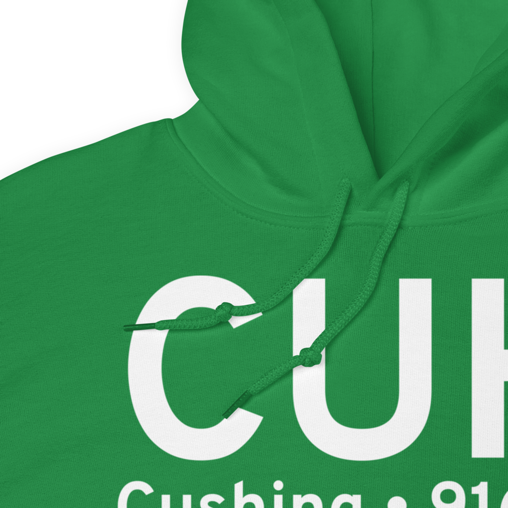 Cushing (KCUH) Airport Hoodie Sweatshirt 