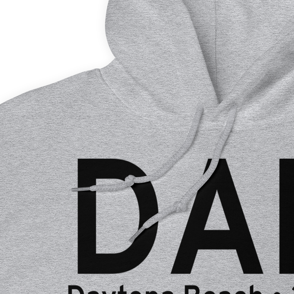 Daytona Beach (KDAB) Airport Hoodie Sweatshirt 