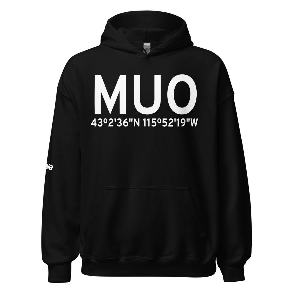 Mountain Home (KMUO) Airport Hoodie Sweatshirt 
