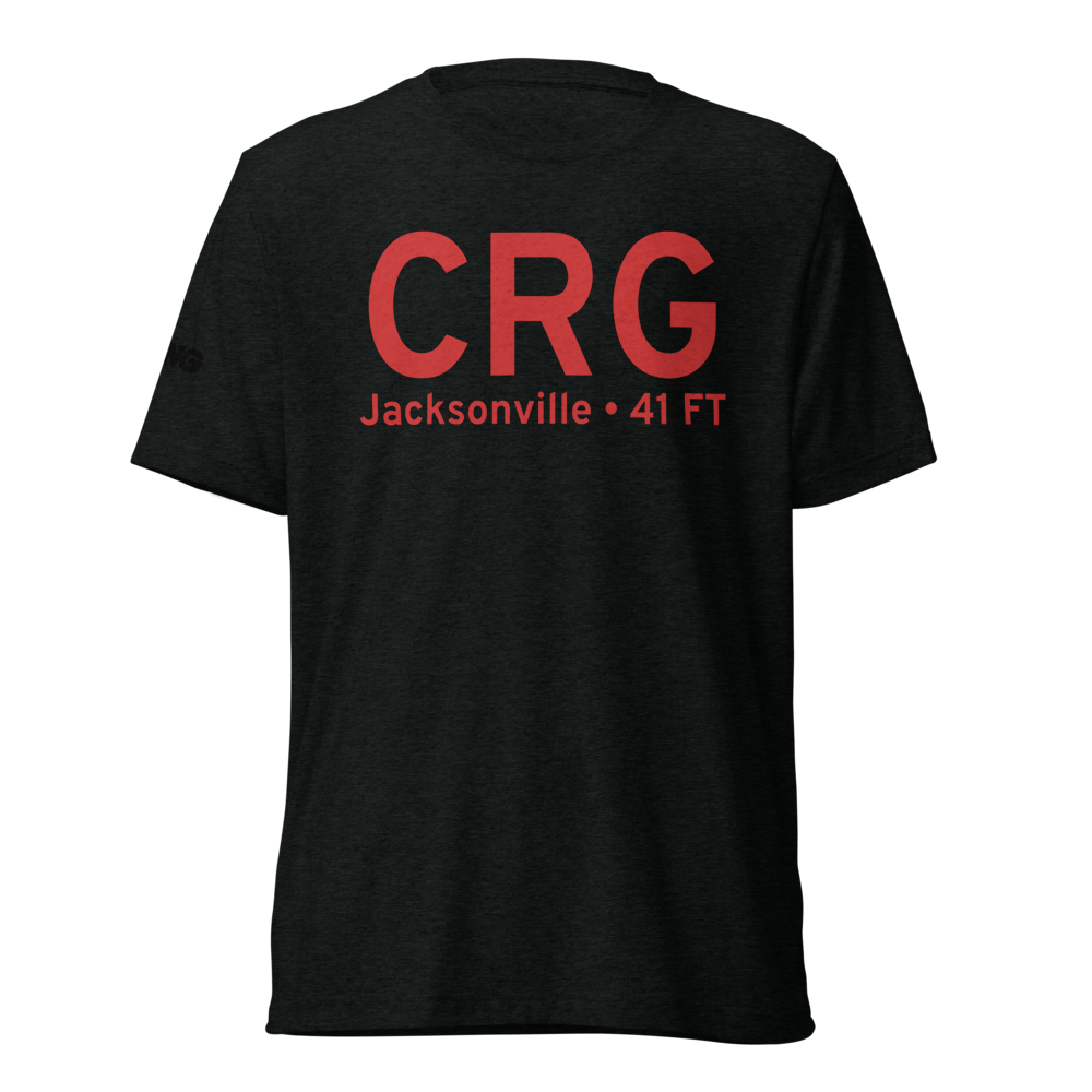 Jacksonville (KCRG) Airport Tri-blend T-Shirt 
