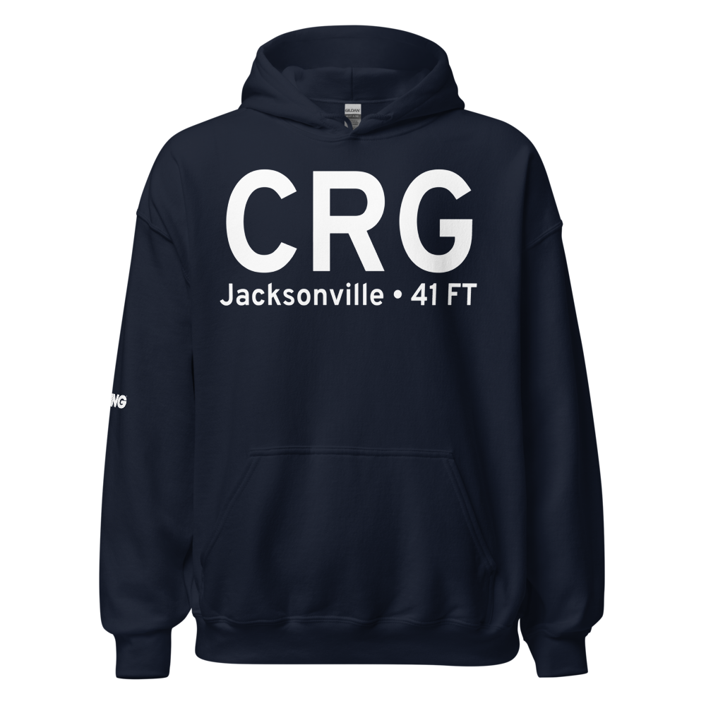 Jacksonville (KCRG) Airport Hoodie Sweatshirt 