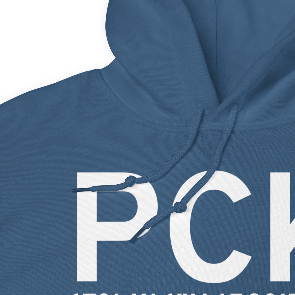 Porcupine Creek (PCK) Airport Hoodie Sweatshirt 