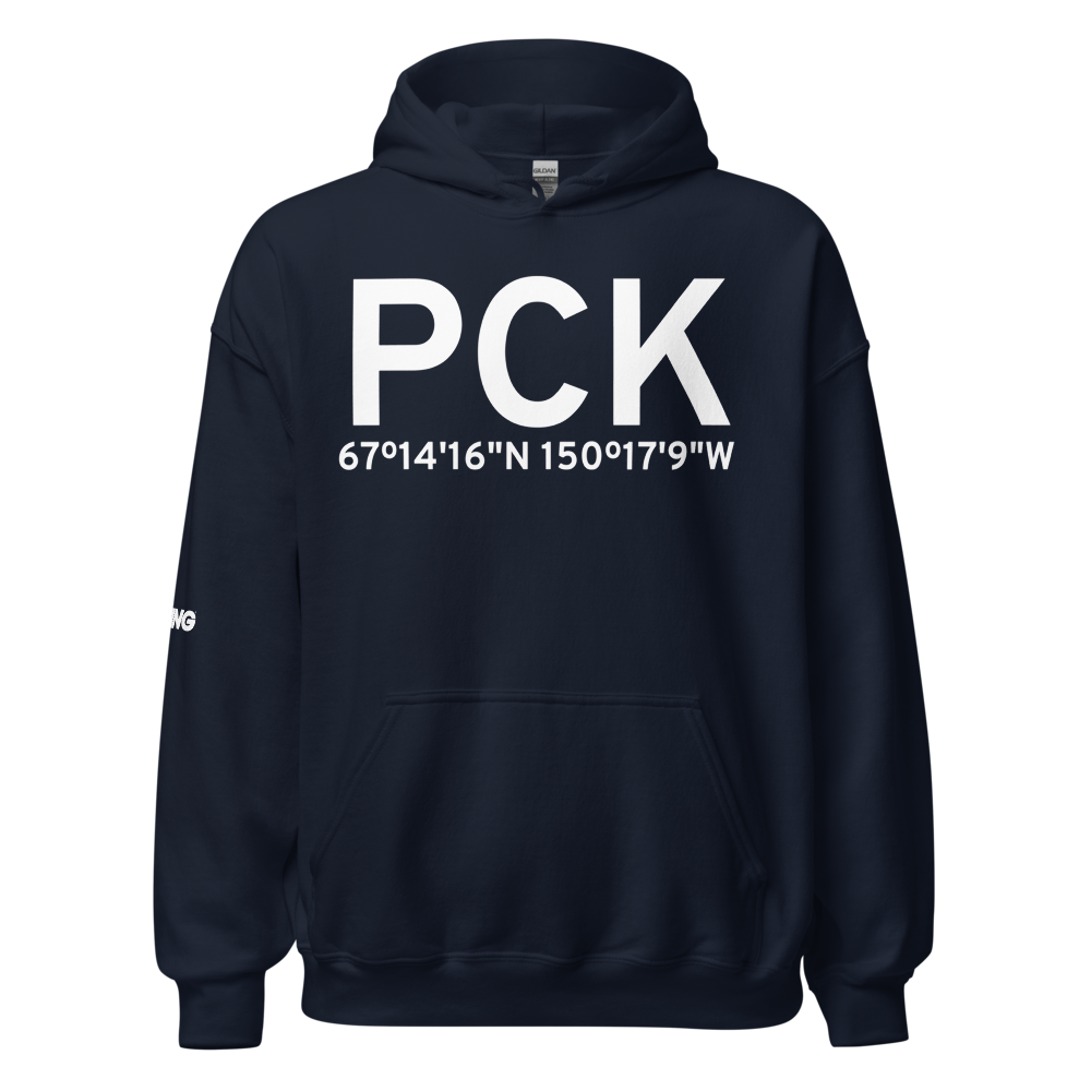 Porcupine Creek (PCK) Airport Hoodie Sweatshirt 