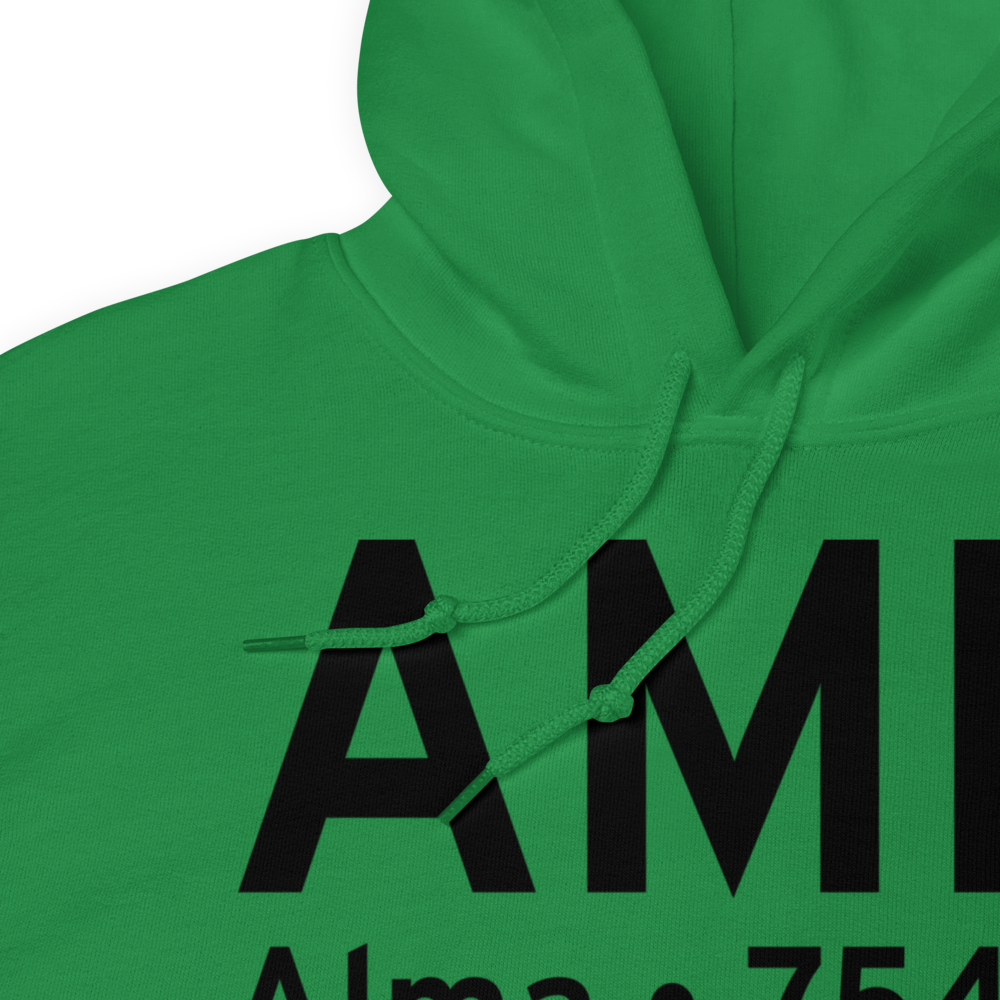 Alma (KAMN) Airport Hoodie Sweatshirt 