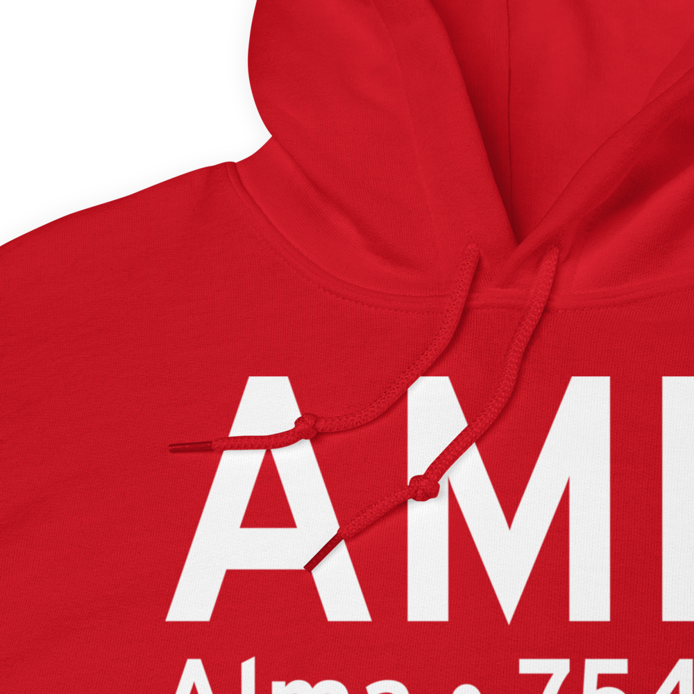 Alma (KAMN) Airport Hoodie Sweatshirt 