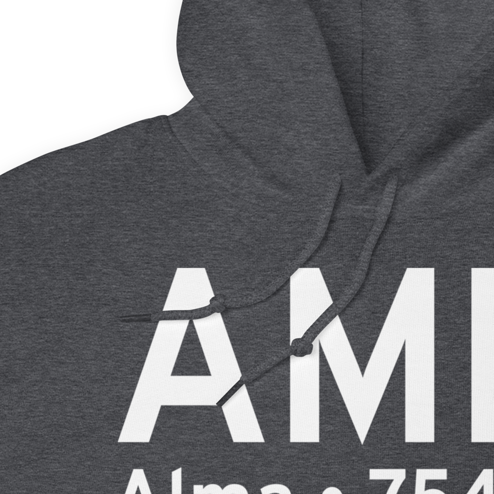 Alma (KAMN) Airport Hoodie Sweatshirt 