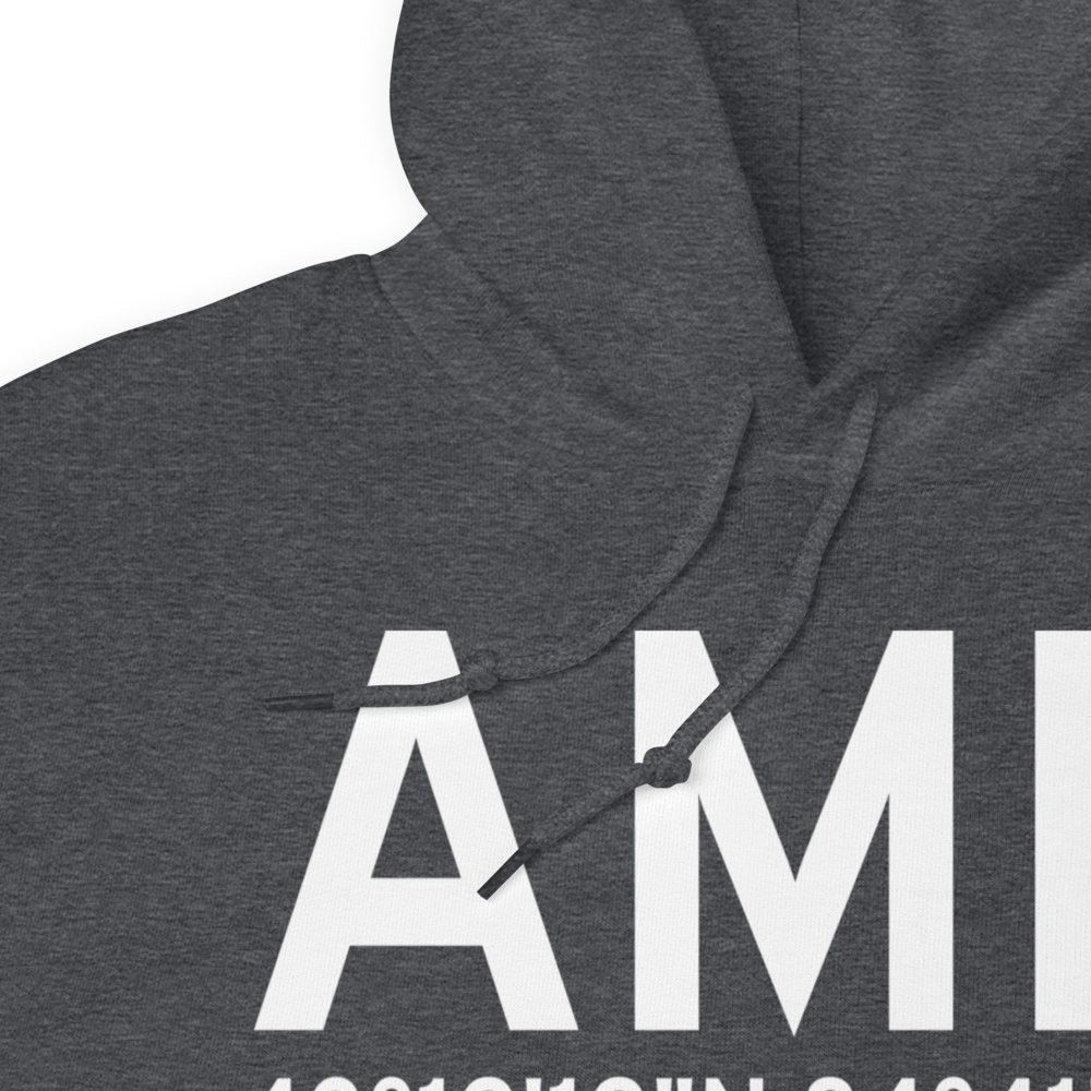 Alma (KAMN) Airport Hoodie Sweatshirt 