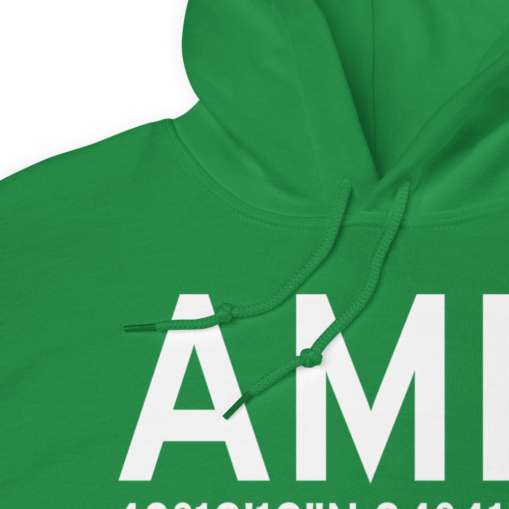 Alma (KAMN) Airport Hoodie Sweatshirt 
