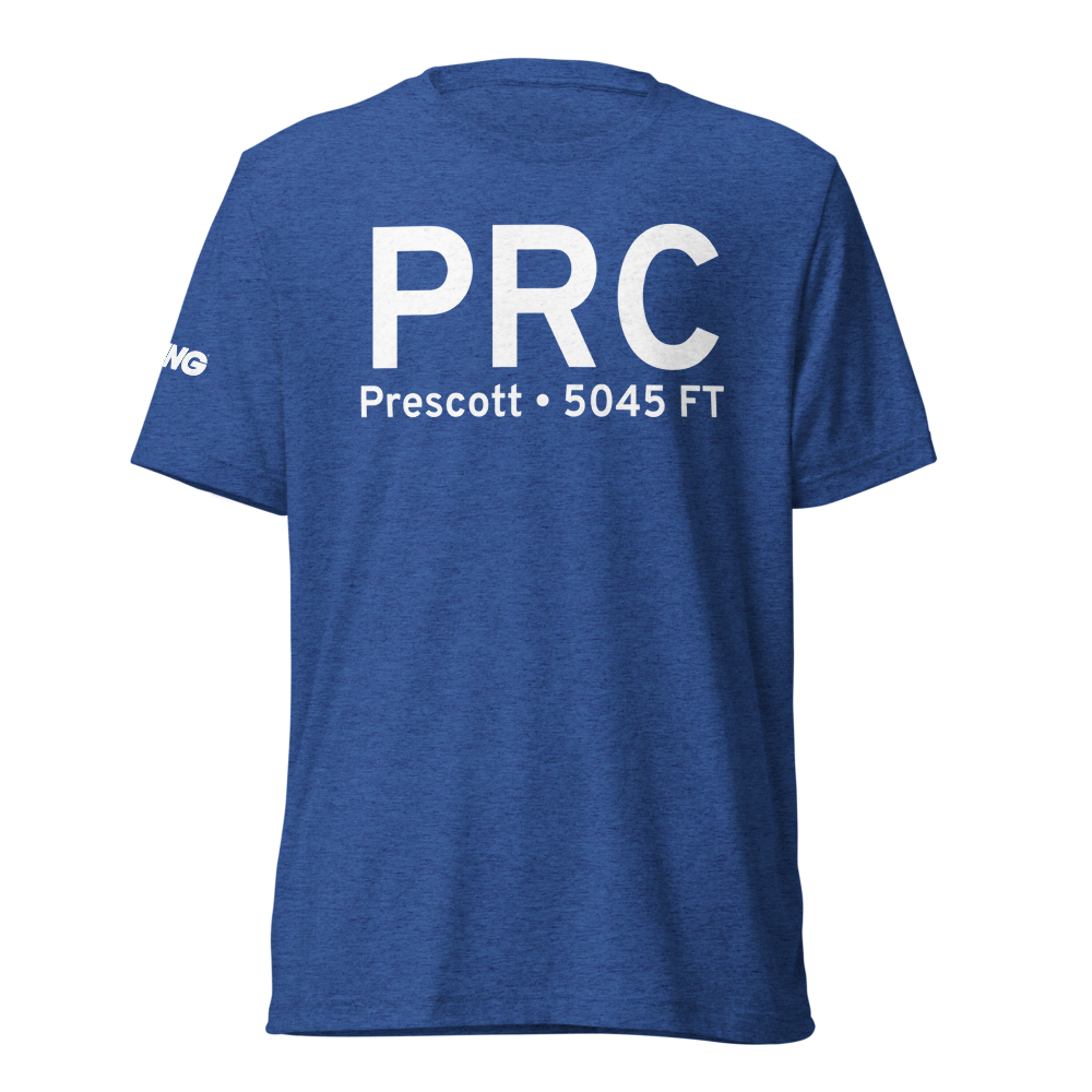 Prescott (KPRC) Airport Tri-blend T-Shirt 
