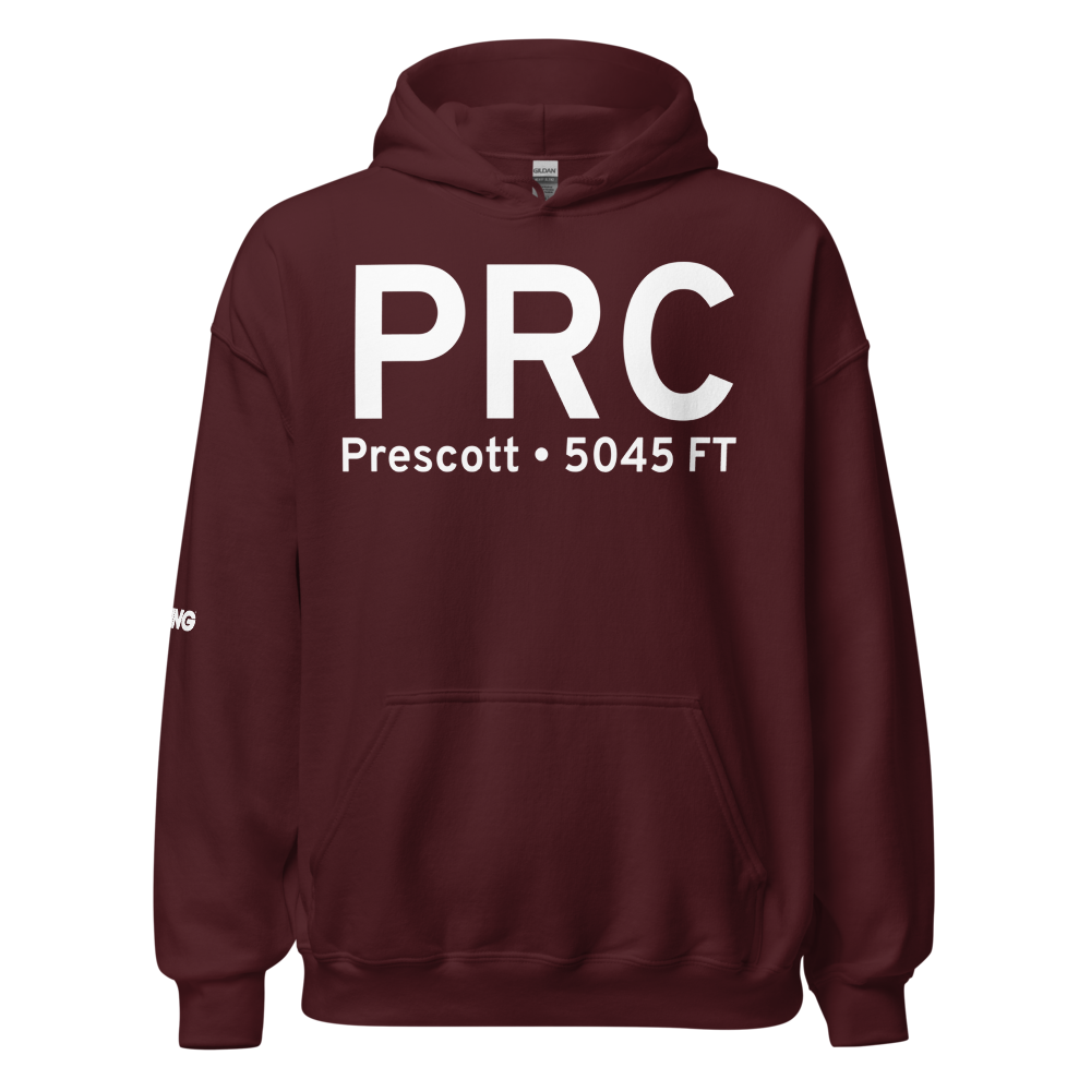Prescott (KPRC) Airport Hoodie Sweatshirt 