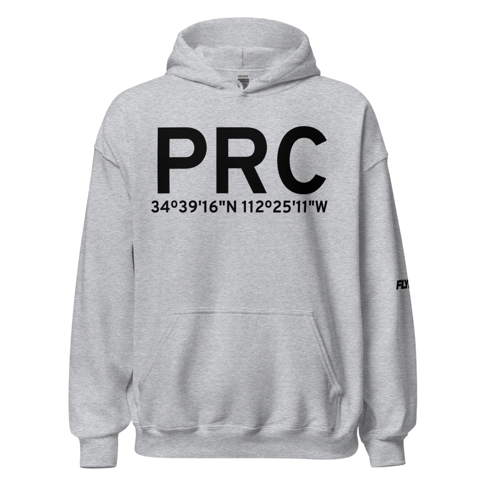Prescott (KPRC) Airport Hoodie Sweatshirt 