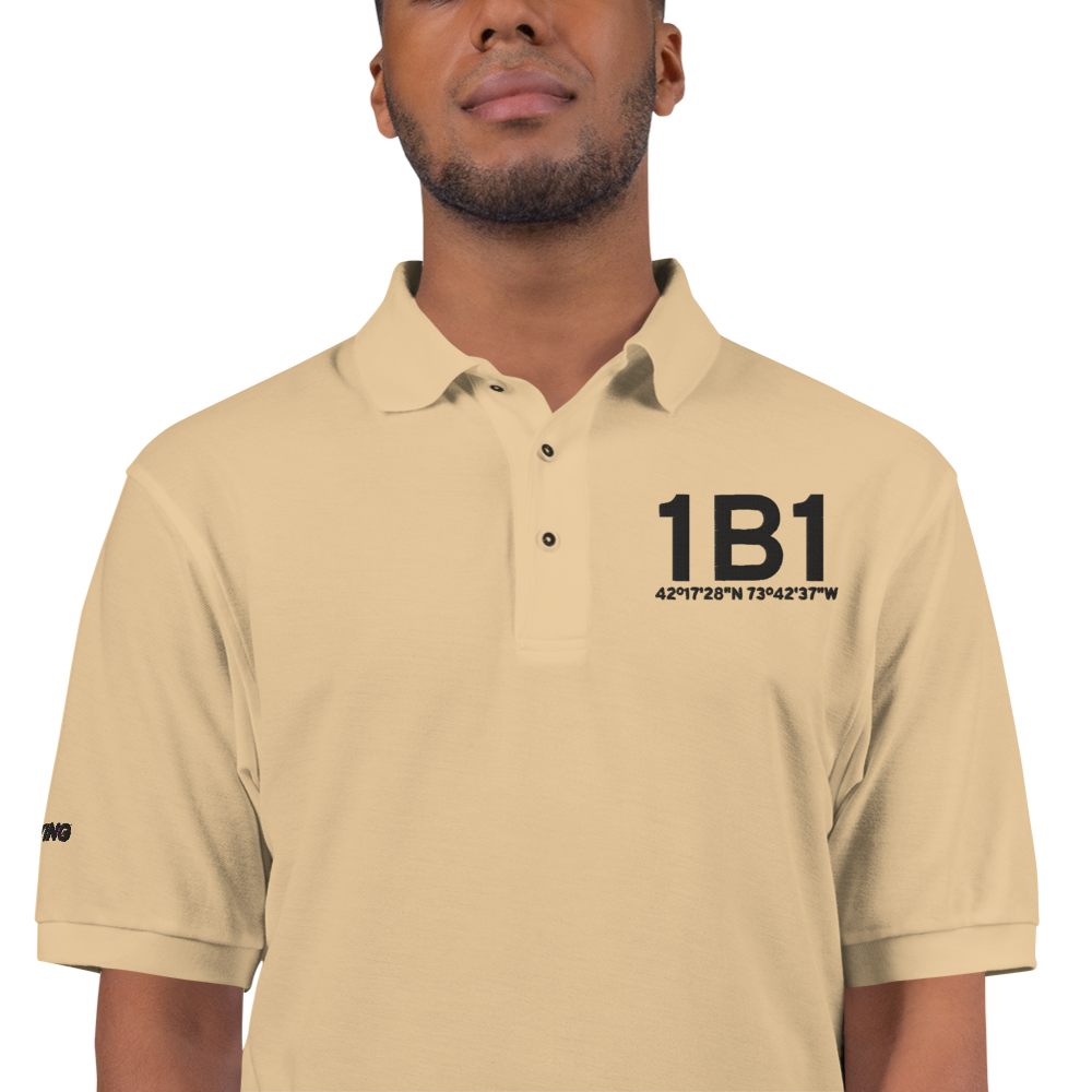 Hudson (K1B1) Airport Port Authority Embroidered Polo Shirt 