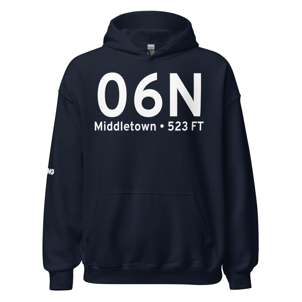 Middletown (06N) Airport Hoodie Sweatshirt 