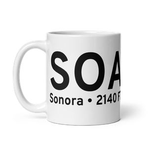 Sonora (KSOA) Airport Mug