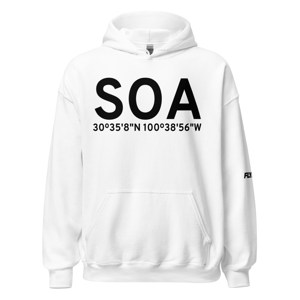 Sonora (KSOA) Airport Hoodie Sweatshirt 