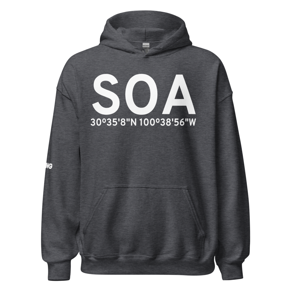 Sonora (KSOA) Airport Hoodie Sweatshirt 