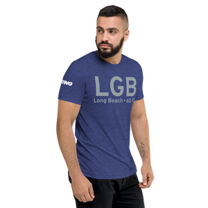 Long Beach (KLGB) Airport Tri-blend T-Shirt
