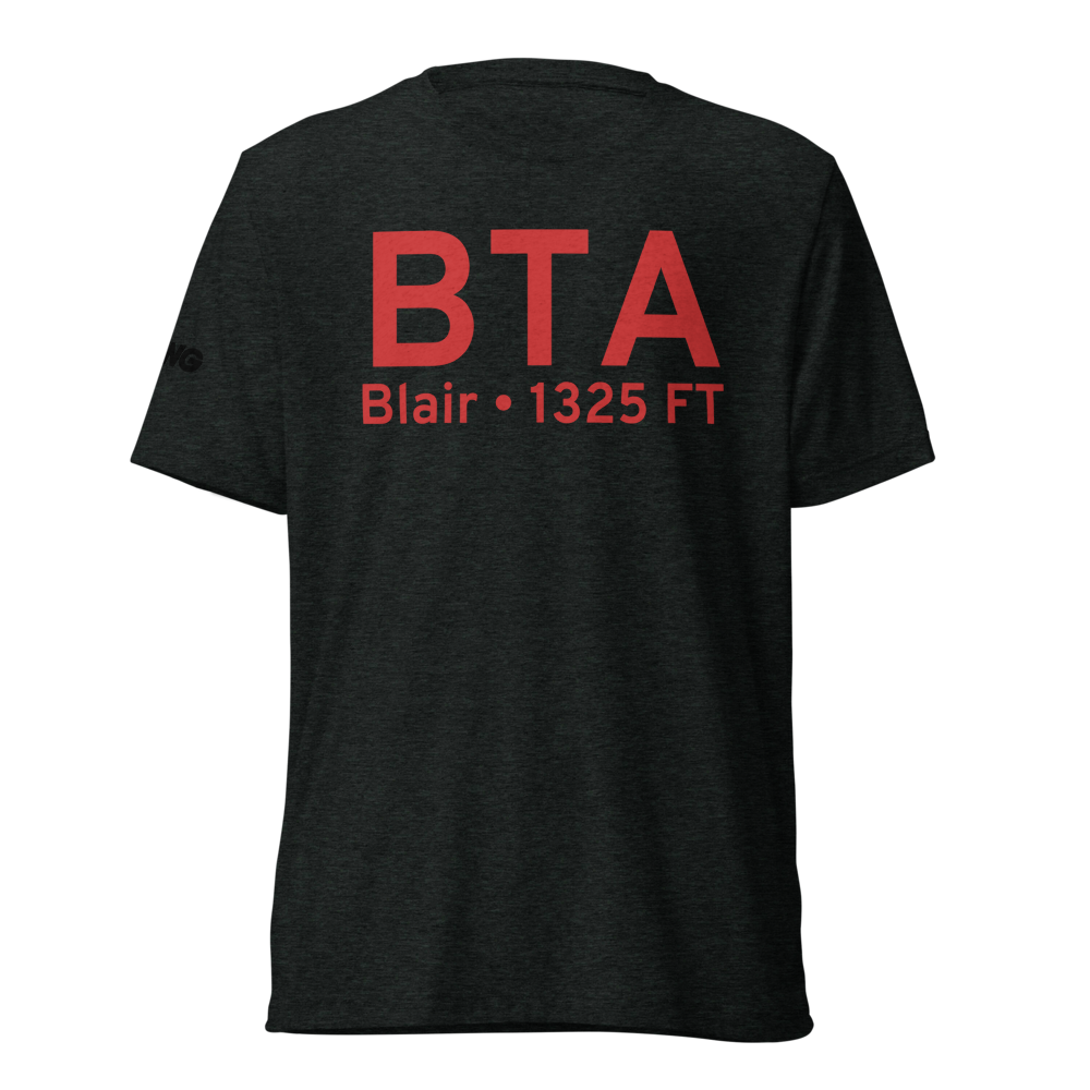 Blair (KBTA) Airport Tri-blend T-Shirt 