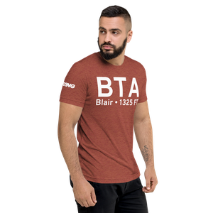 Blair (KBTA) Airport Tri-blend T-Shirt