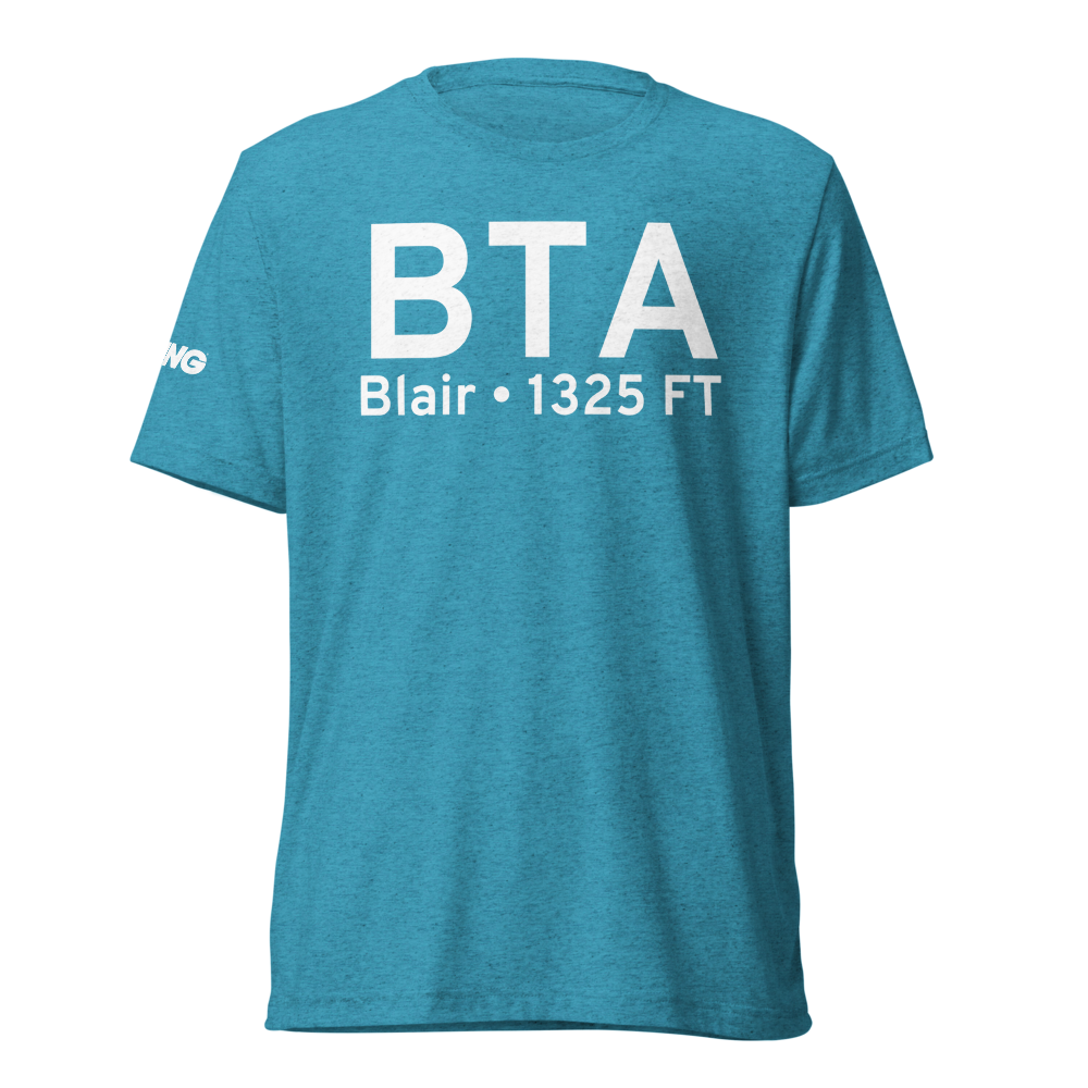 Blair (KBTA) Airport Tri-blend T-Shirt 