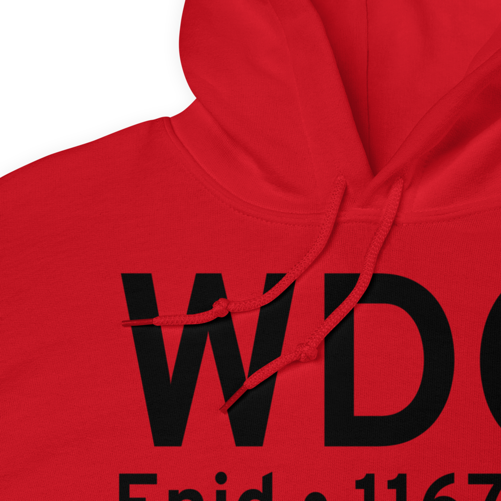 Enid (KWDG) Airport Hoodie Sweatshirt 