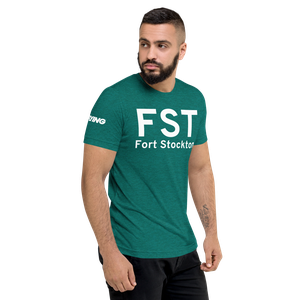 Fort Stockton (KFST) Airport Tri-blend T-Shirt