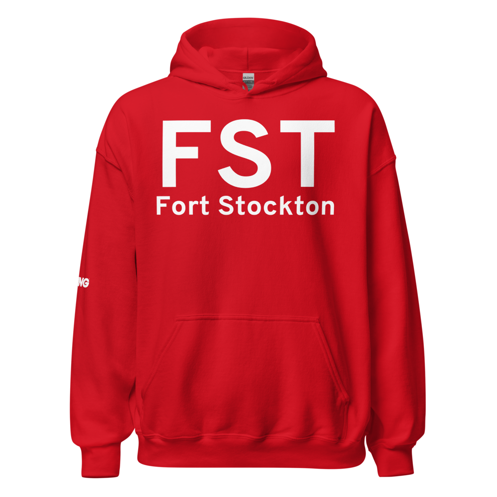 Fort Stockton (KFST) Airport Hoodie Sweatshirt 