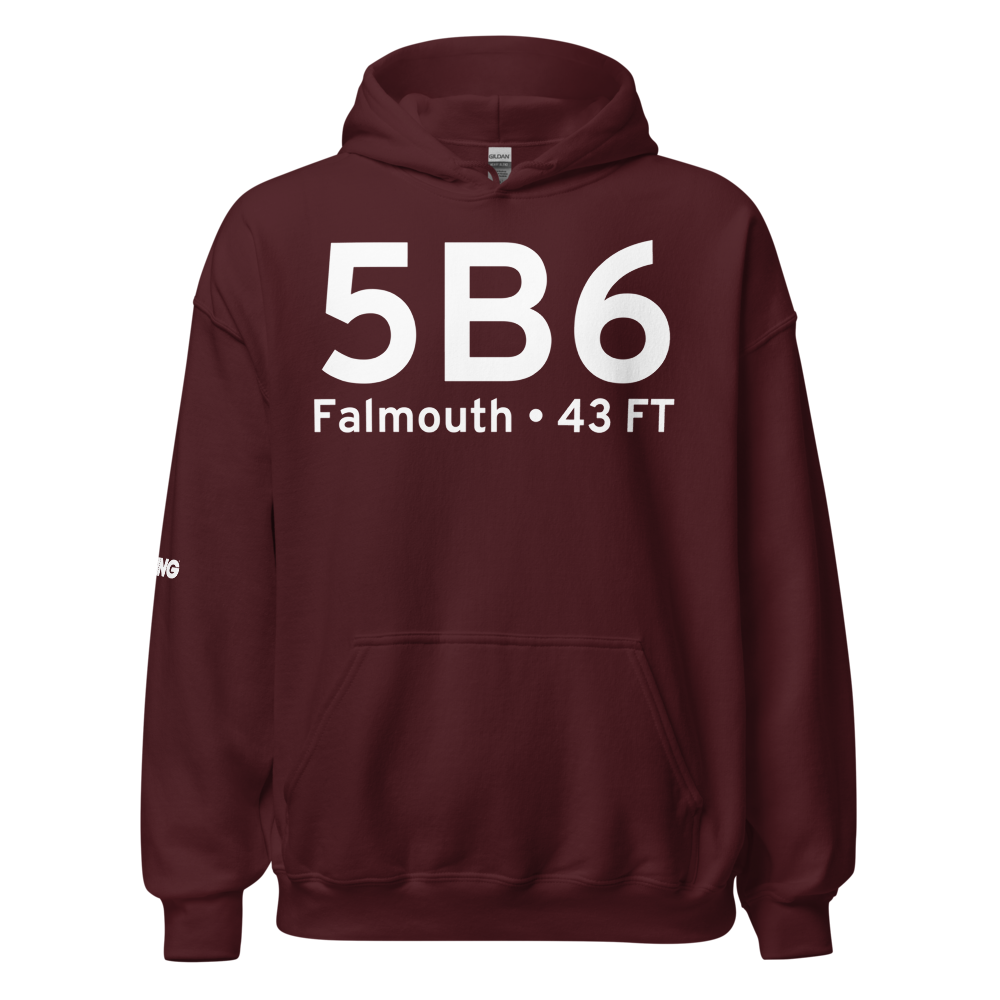 Falmouth (5B6) Airport Hoodie Sweatshirt 