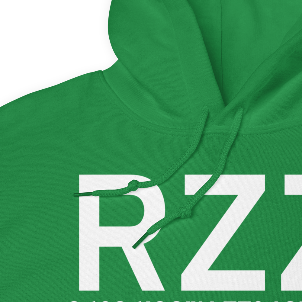 Roanoke Rapids (KRZZ) Airport Hoodie Sweatshirt 