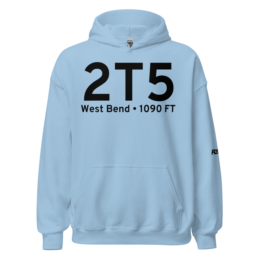 West Bend (2T5) Airport Hoodie Sweatshirt 
