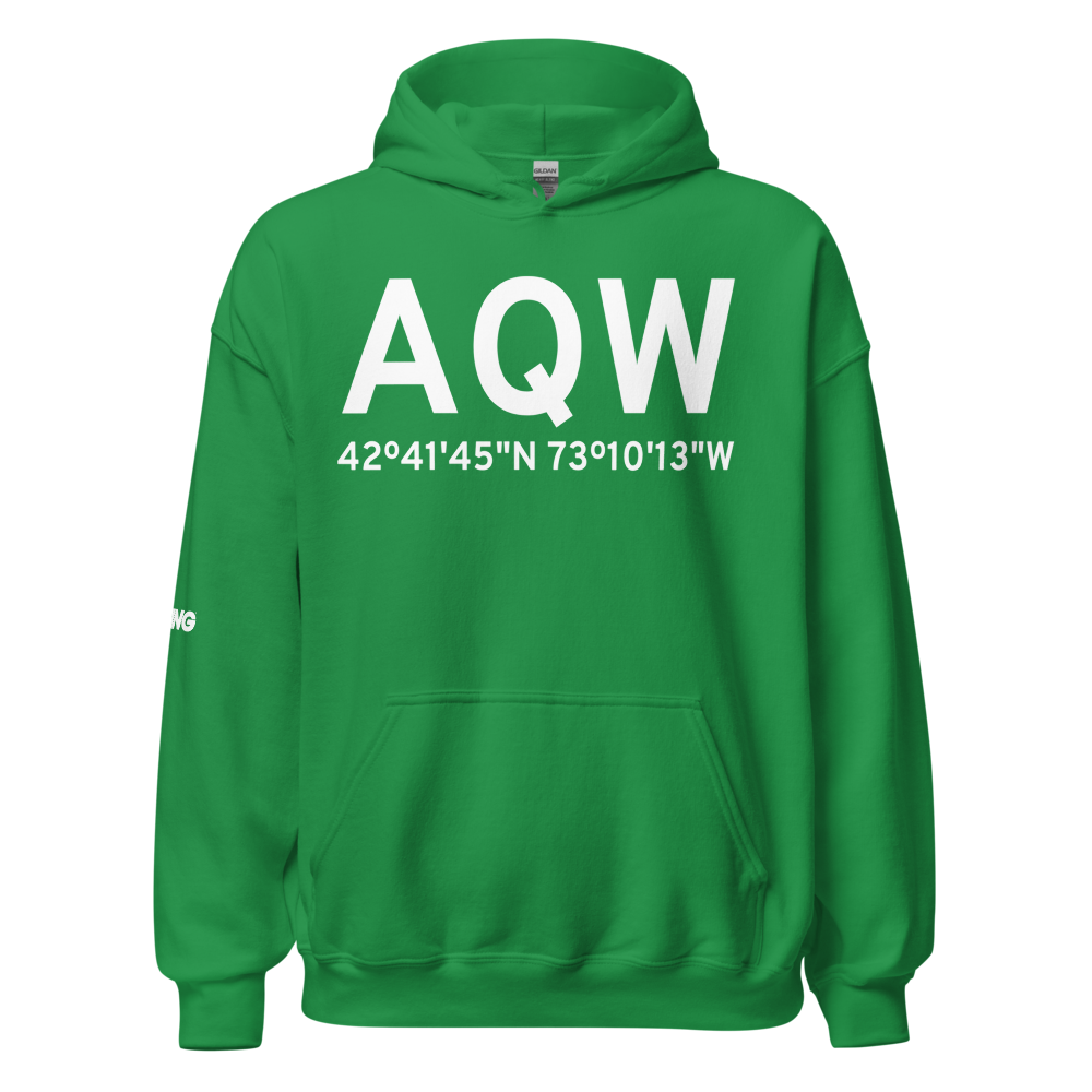 North Adams (KAQW) Airport Hoodie Sweatshirt 