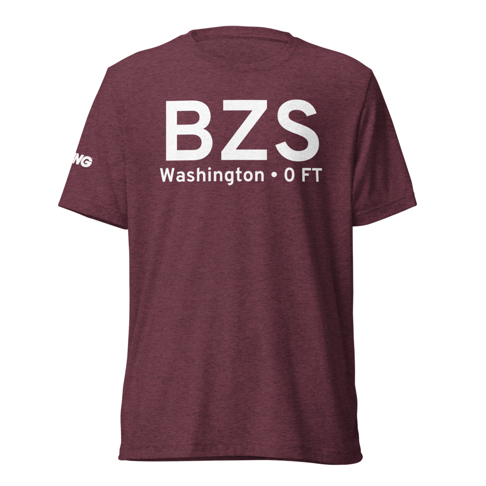 Washington (BZS) Airport Tri-blend T-Shirt 