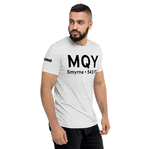 Smyrna (KMQY) Airport Tri-blend T-Shirt