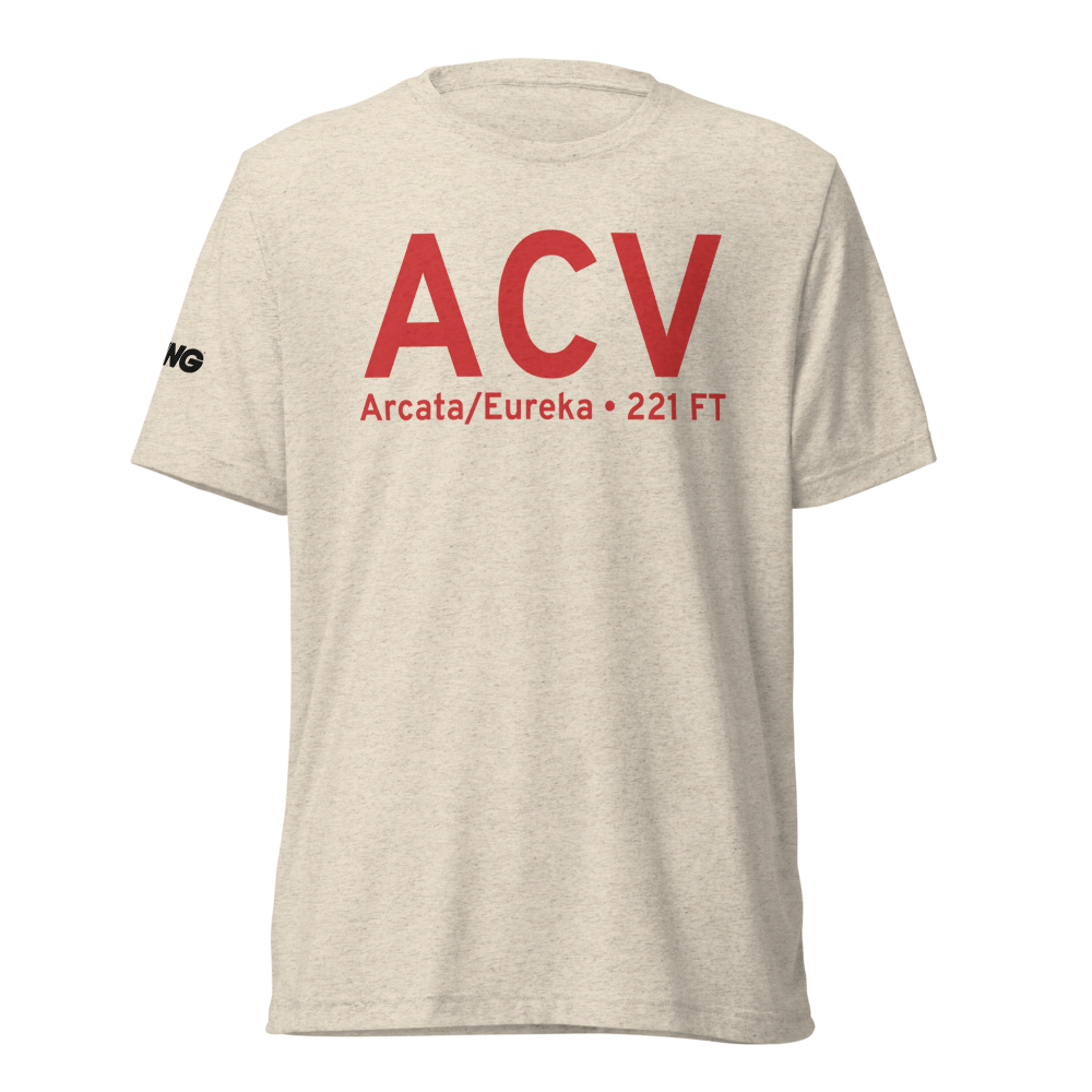 Arcata/Eureka (KACV) Airport Tri-blend T-Shirt 