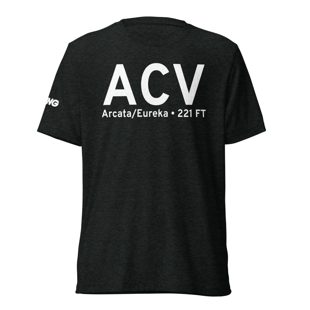 Arcata/Eureka (KACV) Airport Tri-blend T-Shirt 