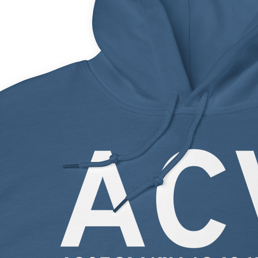 Arcata/Eureka (KACV) Airport Hoodie Sweatshirt 