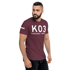 Long Lake (K03) Airport Tri-blend T-Shirt