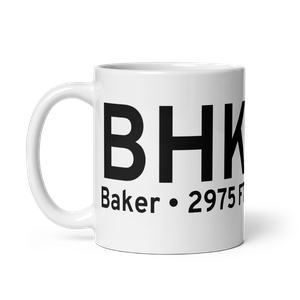 Baker (KBHK) Airport Mug