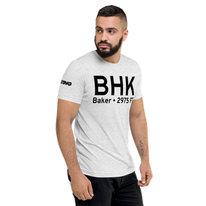 Baker (KBHK) Airport Tri-blend T-Shirt