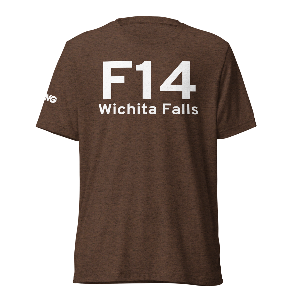 Wichita Falls (KF14) Airport Tri-blend T-Shirt 