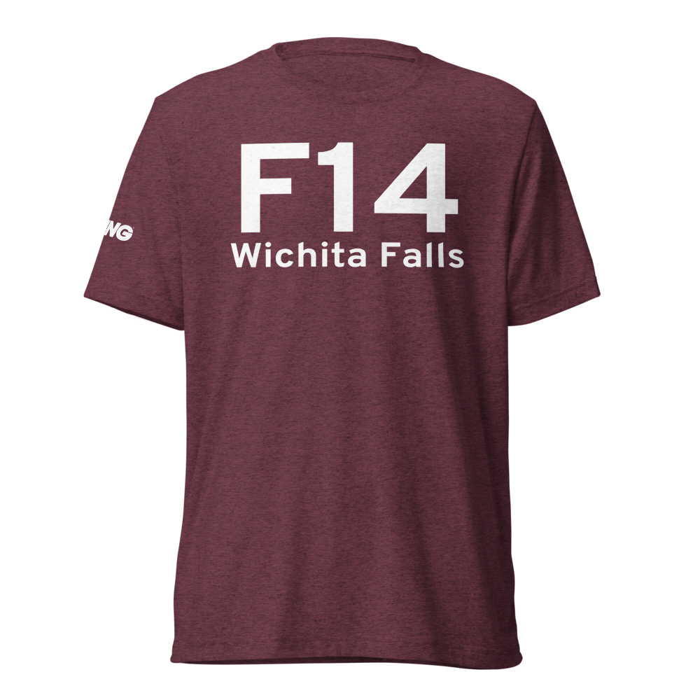 Wichita Falls (KF14) Airport Tri-blend T-Shirt 