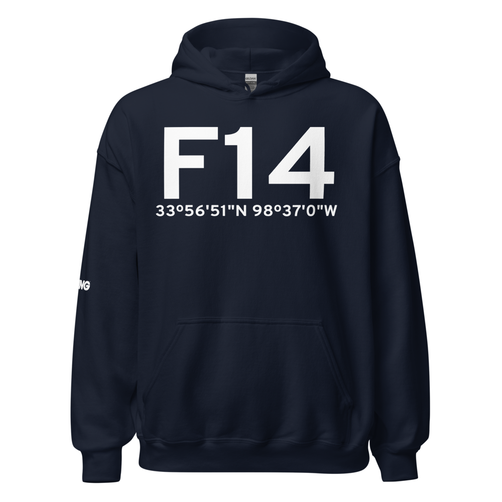 Wichita Falls (KF14) Airport Hoodie Sweatshirt 