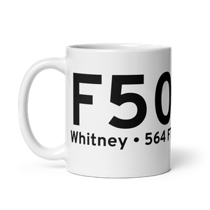 Whitney (F50) Airport Mug