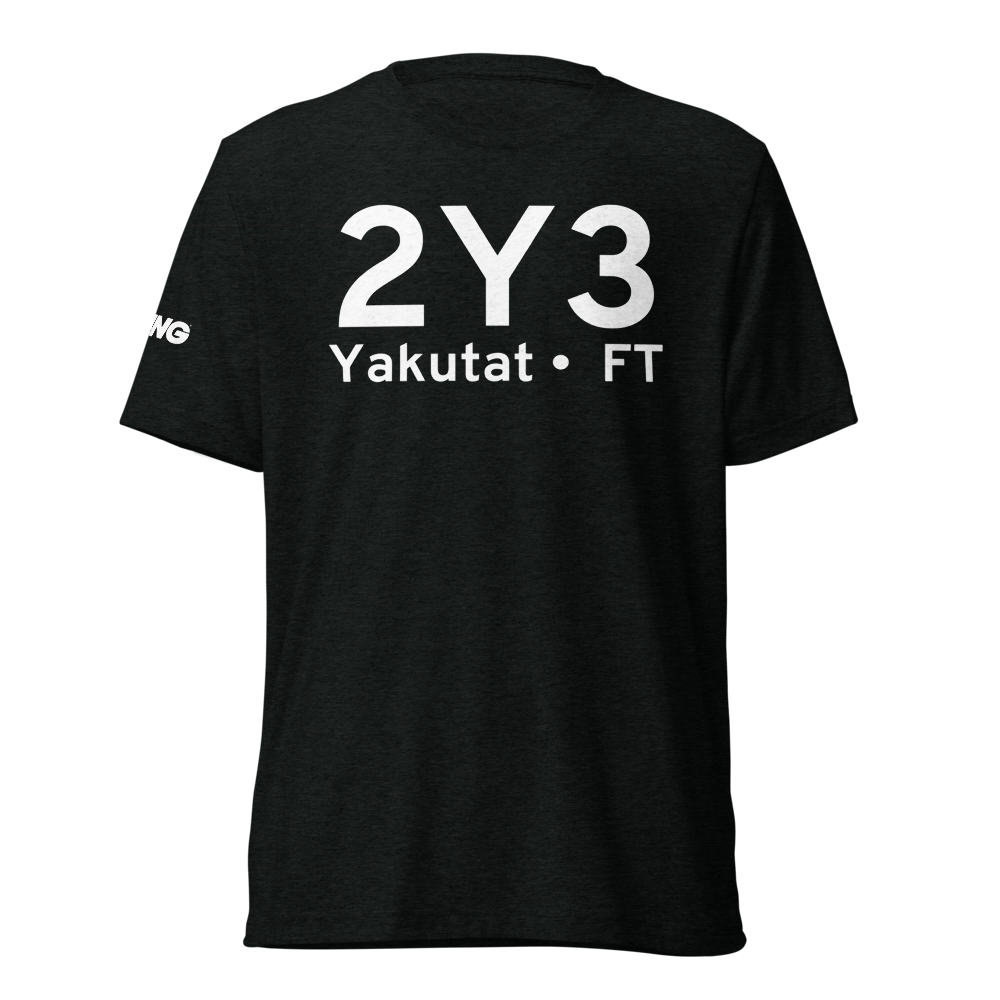 Yakutat (2Y3) Airport Tri-blend T-Shirt 