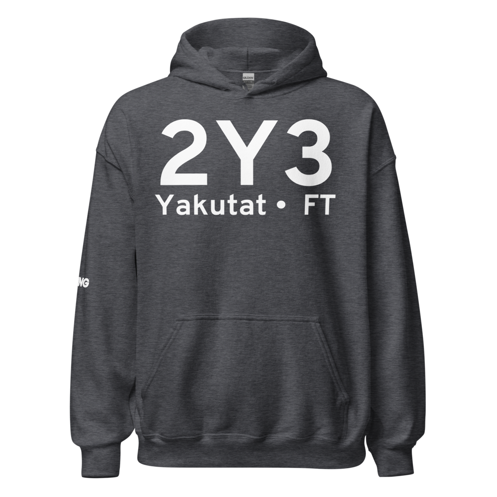 Yakutat (2Y3) Airport Hoodie Sweatshirt 
