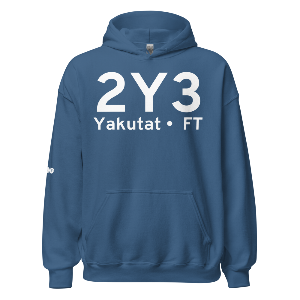 Yakutat (2Y3) Airport Hoodie Sweatshirt 